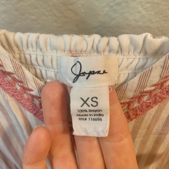 Japsa pink and white striped dress. X-Small. - Picture 4 of 4